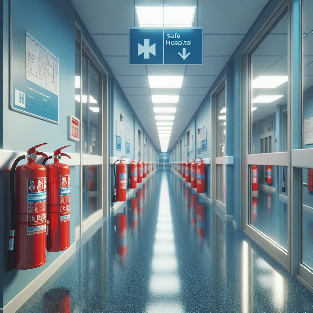 Bezpieczny szpital dzięki nowoczesnym gaśnicom