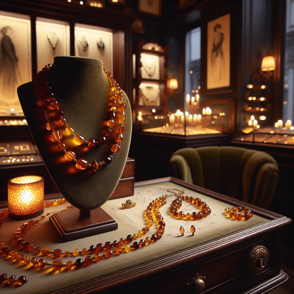 Naszyjnik z bursztynem w Galea Kraków — ponadczasowy akcent